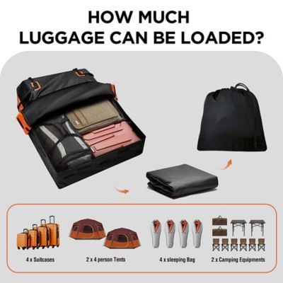 Image showing  Waterproof Rooftop Cargo Bag, 44 x 34 x 17in.