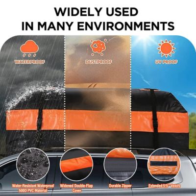 Image showing  Waterproof Rooftop Cargo Bag, 44 x 34 x 17in.