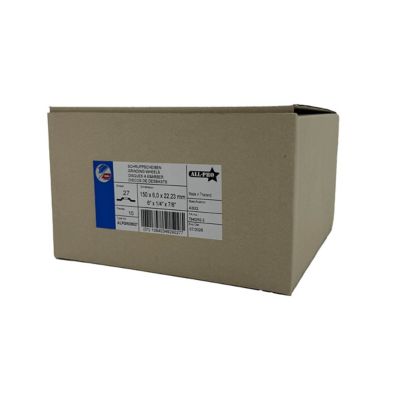 Image showing  Grinding Wheel 6 in., 1/4 in., 7/8 in., A30Q, T27, 10/BX