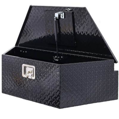 Image showing  39 in. Aluminum Truck Bed Tool Box with Lock Keys, Black