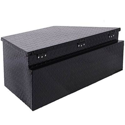 Image showing  39 in. Aluminum Truck Bed Tool Box with Lock Keys, Black
