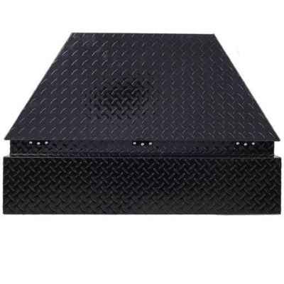 Image showing 6 th TMB 39 in. Aluminum Truck Bed Tool Box with Lock Keys, Black