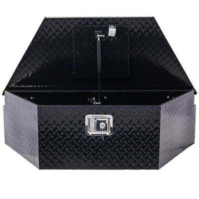 Image showing 7 th TMB 39 in. Aluminum Truck Bed Tool Box with Lock Keys, Black
