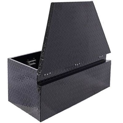 Image showing 8 th TMB 39 in. Aluminum Truck Bed Tool Box with Lock Keys, Black