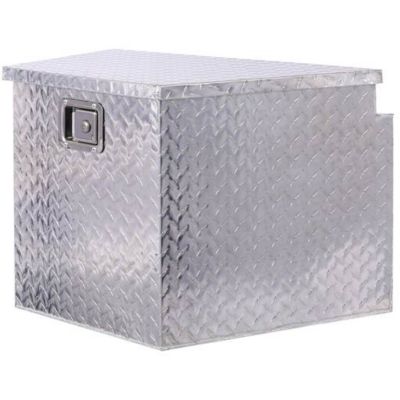 TMB 29 in. Aluminum Truck Bed Tool Box with Lock Keys, silver
