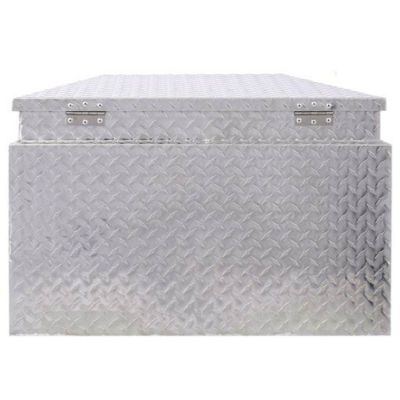 Image showing  29 in. Aluminum Truck Bed Tool Box with Lock Keys, silver