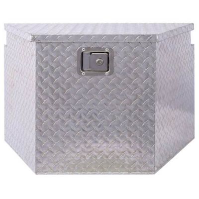 Image showing  29 in. Aluminum Truck Bed Tool Box with Lock Keys, silver