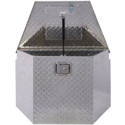 Image showing  29 in. Aluminum Truck Bed Tool Box with Lock Keys, silver