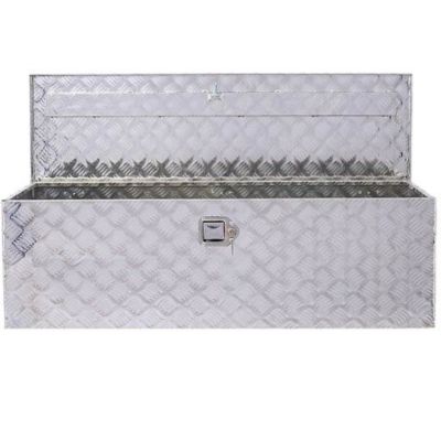 Image showing  48 in. Aluminum Truck Bed Tool Box with Lock Keys, silver