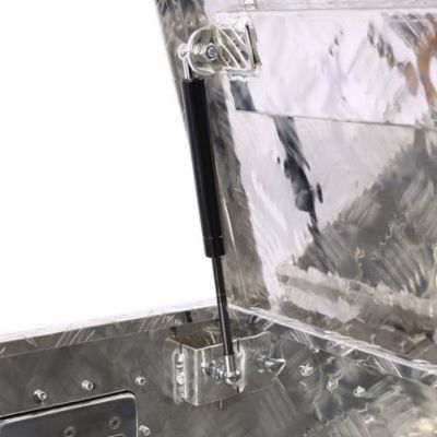 Image showing 5 th TMB 39 in. Aluminum Truck Bed Tool Box with Lock, Silver