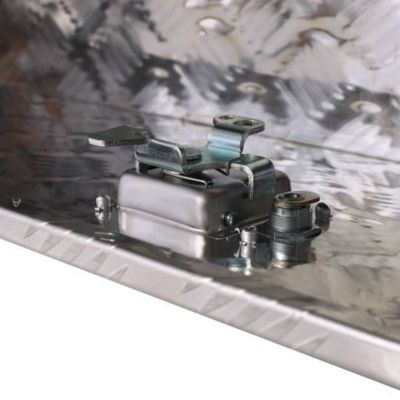Image showing 6 th TMB 39 in. Aluminum Truck Bed Tool Box with Lock, Silver