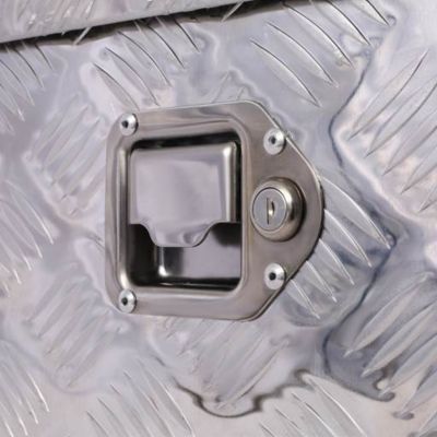 Image showing 7 th TMB 39 in. Aluminum Truck Bed Tool Box with Lock, Silver