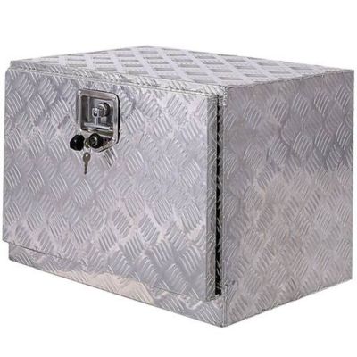 Image showing  24 in. Aluminum Truck Bed Tool Box with Lock Keys, Silver