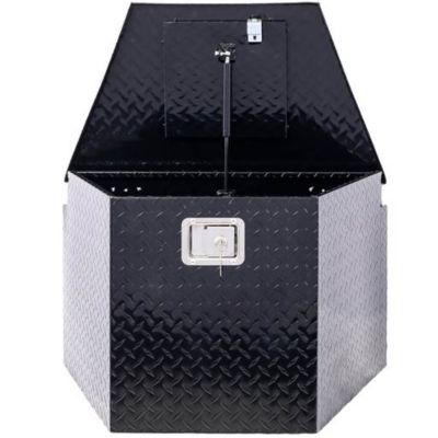 Image showing  29 in. Aluminum Truck Bed Tool Box with Lock Keys, Black