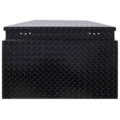 Image showing  29 in. Aluminum Truck Bed Tool Box with Lock Keys, Black
