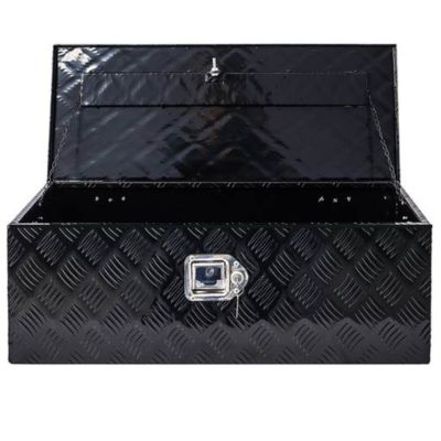 Image showing  30 in. Aluminum Truck Bed Tool Box with Lock Keys, Black