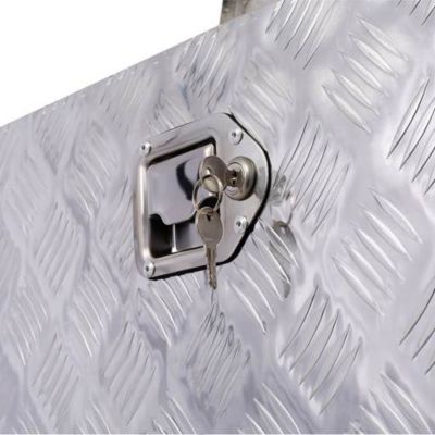 Image showing  30 in. Aluminum Truck Bed Tool Box with Lock Keys, silver