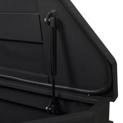 Image showing 5 th TMB 46 x 18 x 14.5in. Heavy Duty Steel Trailer Tongue Box, 6.7 CUFT Capacity, Lock and Keys, Black