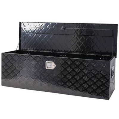 Image showing  48 in. Aluminum Truck Bed Tool Box with Lock Keys, Black