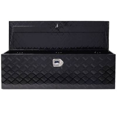 Image showing  48 in. Aluminum Truck Bed Tool Box with Lock Keys, Black