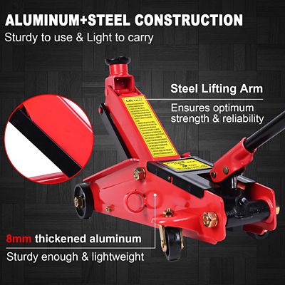 Image showing 5 th Eisen 3 Ton Hydraulic Floor Jack, Suv