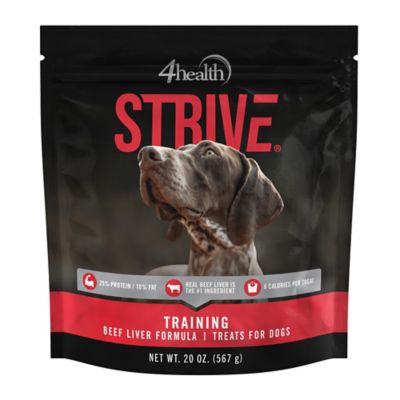 4health Strive Training Treats for Dogs, Beef Liver Formula, 20 oz.