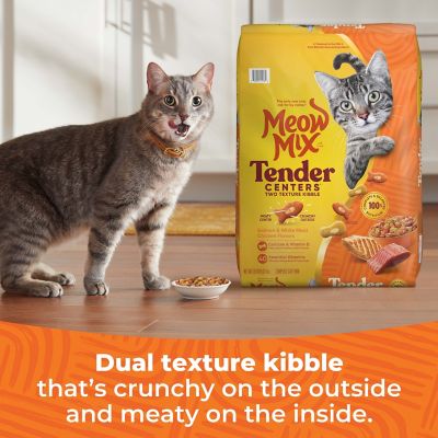 Image showing  Tender Centers, Salmon & White Meat Chicken Flavors, Dry Cat Food, 20 lb. Bag