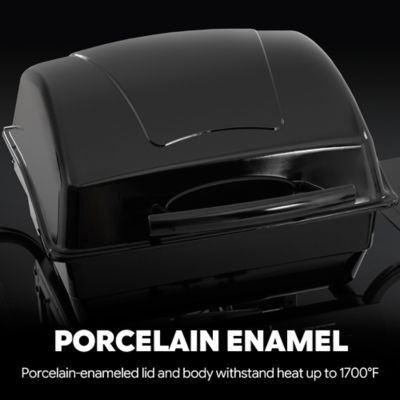 Image showing  2-Burner Propane Grill, 26,500 BTU Compact BBQ with Side Shelves, Ideal for Balcony, Small Patio & Tailgating