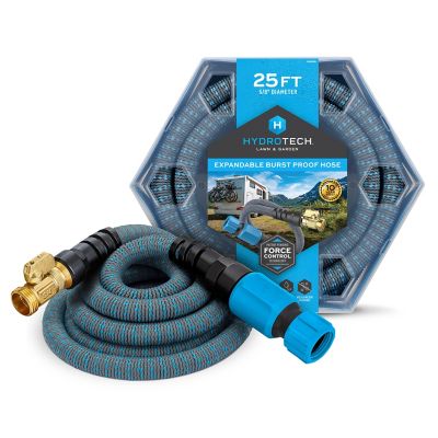 HydroTech 5/8 in. x 25 ft. Expandable Burst Proof Hose, Blue