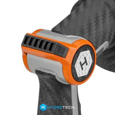 Image showing  Heavy Duty 8 Pattern Max-Flow Zinc Nozzle with Thumb Control, Orange