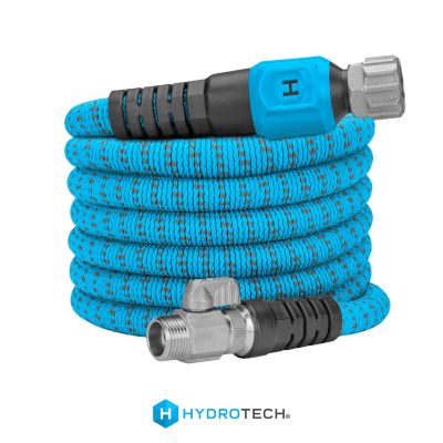 Image showing 5 th HydroTech 3/4 in. x 25 ft. Proseries expandable Max-Flow Hose, Blue