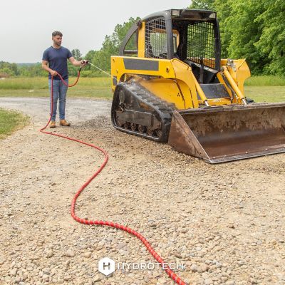 Image showing 6 th HydroTech 3/4 in. x 200 ft. ProSeries Expandable Max-Flow Hose, Red