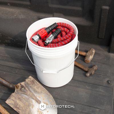 Image showing 8 th HydroTech 3/4 in. x 200 ft. ProSeries Expandable Max-Flow Hose, Red