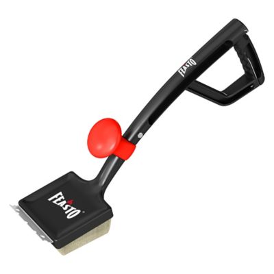 Feasto 6-in-1 Replaceable Head Grill Brush & Scraper Multi-Function BBQ Cleaning Tool for All Outdoor Grills