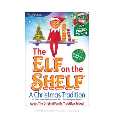 The Elf on the Shelf Posable Boy Scout Elf with Blue Eyes