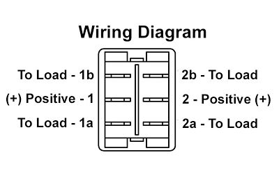 Image showing  On-Off-On Multi Purpose Switch, Black, 12825
