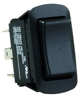 JR Products On-Off-On Multi Purpose Switch, Black, 13835