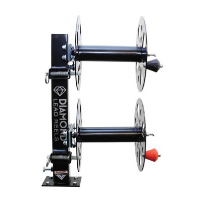 Image showing  Welding Lead Reel, HD, 12 in. Black, Steel, Swivel Base