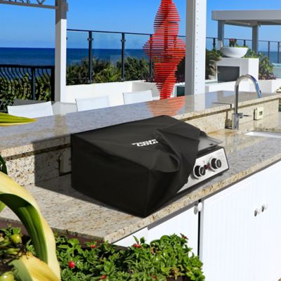 Image showing  24 in. Outdoor Tabletop Griddle Cover, Black