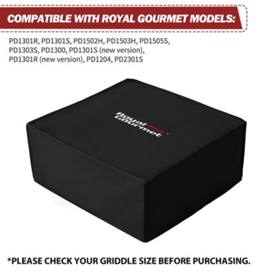 Image showing  24 in. Outdoor Tabletop Griddle Cover, Black