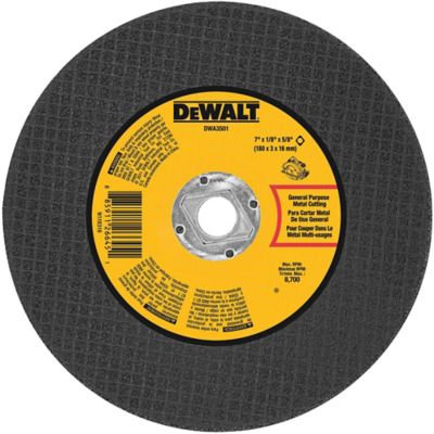 DEWALT 7 x 1/8in. Metal Abrasive Blade
