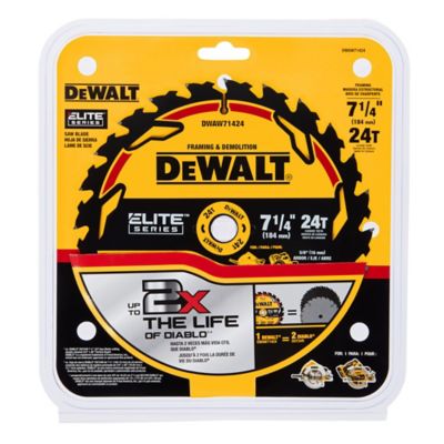 DEWALT 7-1/4 in. 24T Elite Series Framing/Demolition Saw Blade