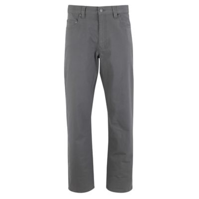 Blue Mountain Men's Stretch Flex 5-Pocket Basic Canvas Pants