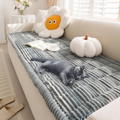 Image showing  Soft Flannel Breathable Sofa Seat Pad, 35.4 x 63in.