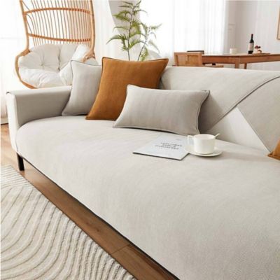 FunnyFuzzy Herringbone Chenille Couch Covers, 35.4 x 47.2in.