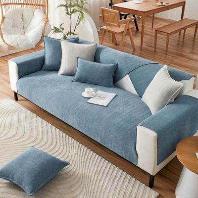 Image showing  Herringbone Chenille Couch Covers, 35.4 x 82.7in.