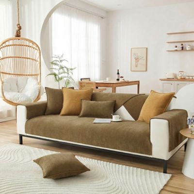 Image showing  Herringbone Chenille Couch Covers, 27.6 x 27.6in.