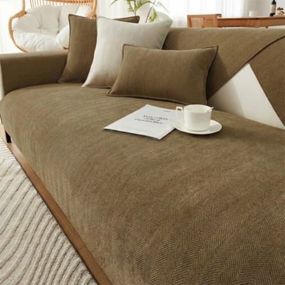 Image showing 2 th FunnyFuzzy Herringbone Chenille Couch Covers, 35.4 x 70.9in.