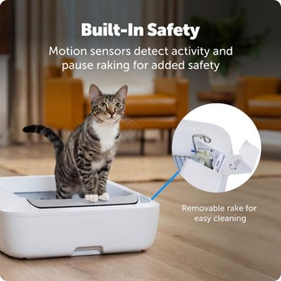 Image showing 5 th PetSafe ScoopFree Crystal Plus Automatic Self-Cleaning Cat Litter Box System, Not Enclosed, Includes 1 Crystal Litter Tray