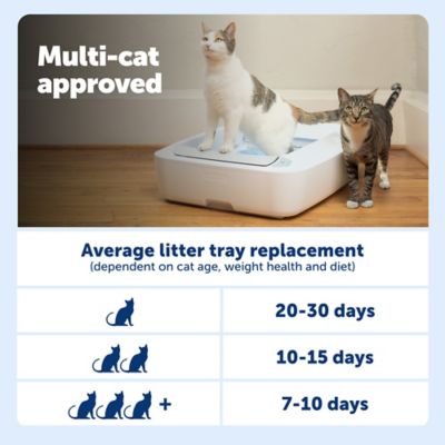 Image showing 7 th PetSafe ScoopFree Crystal Plus Automatic Self-Cleaning Cat Litter Box System, Not Enclosed, Includes 1 Crystal Litter Tray